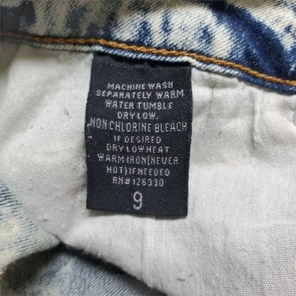 Thrill The Collection Skinny Acid Wash Jeans sz 9